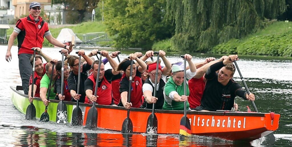 Teamwork keeps the boat headed in the right direction