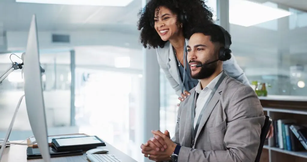 Contact center operations leader evaluating software vendors during a technology buying decision