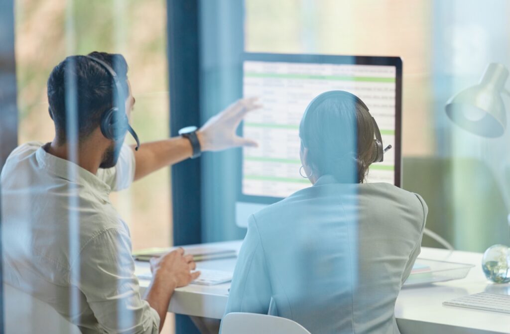 Contact center compliance team reviewing GDPR data privacy documentation and call recording consent policies