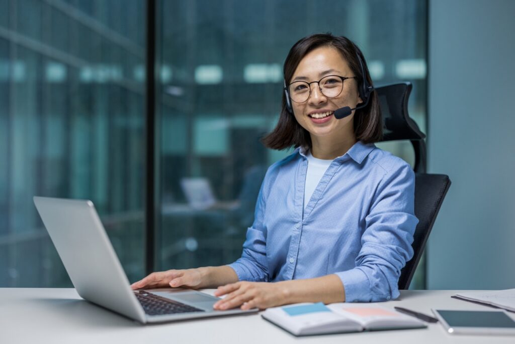 Customer service agent following up with a customer after a poor experience to rebuild loyalty
