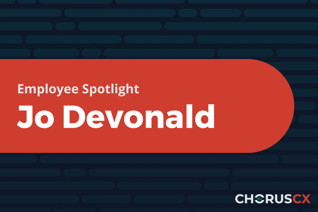 Jo Devonald, ChorusCX Client Director, smiling in a professional